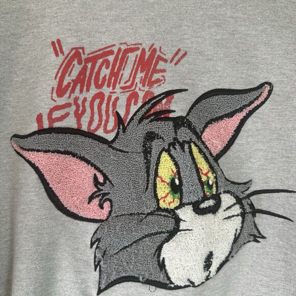 Tom And‎ Jerry X Tealer Sweatshirt Womens M Long Sleeve Pullover Skater Grunge - Picture 6 of 13